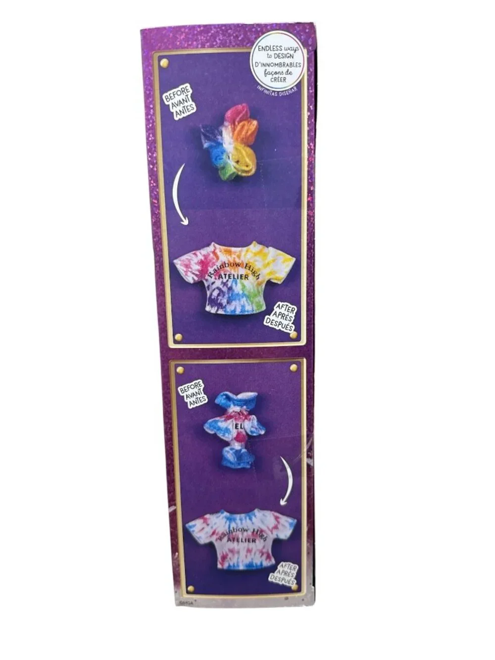 Rainbow High Watercolor & Create Doll Set With Tie-Dye Kit For Ages 4+
